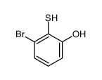 3-bromo-2-sulfanylphenol结构式