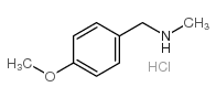 4-Methoxy-N-methylbenzylamine hydrochloride structure