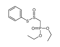 diethoxyphosphorylmethylsulfinylsulfanylbenzene Structure