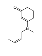 3-[methyl(3-methylbut-2-enyl)amino]cyclohex-2-en-1-one结构式