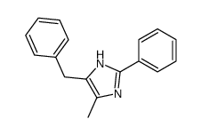 5-苄基-4-甲基-2-苯基咪唑结构式