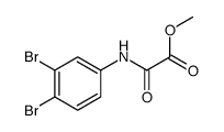 methyl 2-(3,4-dibromoanilino)-2-oxoacetate Structure