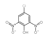 Phenol,4-chloro-2,6-dinitro- Structure