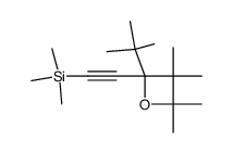 (2-tert-Butyl-3,3,4,4-tetramethyl-oxetan-2-ylethynyl)-trimethyl-silane Structure
