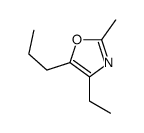 4-ethyl-2-methyl-5-propyl-1,3-oxazole结构式