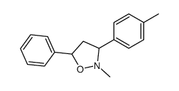 2-methyl-3-(4-methylphenyl)-5-phenyl-1,2-oxazolidine结构式