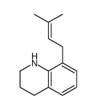 8-(3-methylbut-2-enyl)-1,2,3,4-tetrahydroquinoline Structure