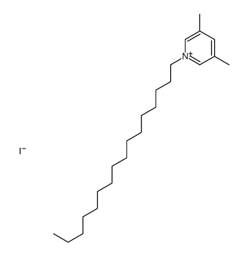 1-hexadecyl-3,5-dimethylpyridin-1-ium,iodide Structure