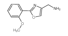 2-(2-METHOXY-PHENYL)-OXAZOL-4-YL-METHYLAMINE structure