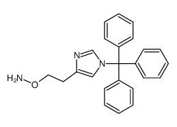 O-[2-(1-tritylimidazol-4-yl)ethyl]hydroxylamine结构式