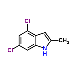 4,6-Dichloro-2-methyl-1H-indole Structure
