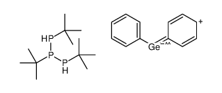 tert-butyl-bis(tert-butylphosphanyl)phosphane,diphenylgermanium Structure