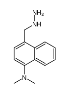 (4-二甲基氨基萘-1-甲基)-肼结构式