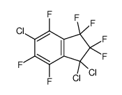 1,1,5-trichloro-2,2,3,3,4,6,7-heptafluoroindene Structure