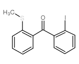 2-IODO-2'-THIOMETHYLBENZOPHENONE structure