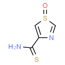 4-Thiazolecarboxamide,thio-,1-oxide (7CI) Structure