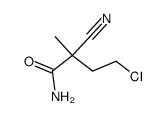 Butyramide,4-chloro-2-cyano-2-methyl- (7CI) Structure