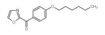 2-(4-HEXYLOXYBENZOYL)OXAZOLE structure