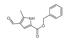 benzyl 4-formyl-5-methyl-1H-pyrrole-2-carboxylate结构式