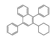 2-cyclohexyl-1,4-diphenylnaphthalene结构式