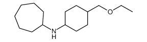 N-[4-(ethoxymethyl)cyclohexyl]cycloheptanamine结构式