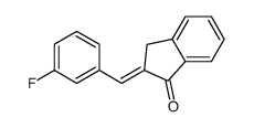 2-[(3-fluorophenyl)methylidene]-3H-inden-1-one Structure