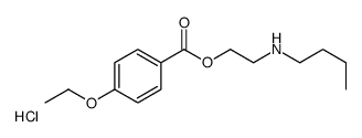 butyl-[2-(4-ethoxybenzoyl)oxyethyl]azanium,chloride结构式