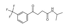 N-Isopropyl-4-oxo-4-(3-trifluoromethyl-phenyl)-butyramide Structure