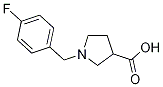 1-(4-FLUOROBENZYL)PYRROLIDINE-3-CARBOXYLICACID Structure