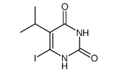 2,4(1H,3H)-Pyrimidinedione, 6-iodo-5-(1-methylethyl) Structure