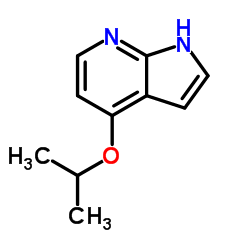 4-异丙氧基-1H-吡咯并[2,3-b]吡啶结构式