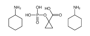 1-HYDROXYCYCLOPROPANECARBOXYLIC ACID PHOSPHATE, BISCYCLOHEXYLAMINE SALT Structure