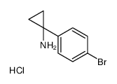 1-(4-溴苯基)环丙胺盐酸盐结构式