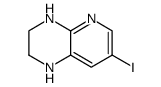 Pyrido[2,3-b]pyrazine, 1,2,3,4-tetrahydro-7-iodo Structure