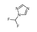1-(difluoromethyl)-1,2,4-triazole结构式