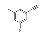 Benzene, 1-ethynyl-3-fluoro-5-methyl- Structure