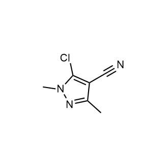 5-Chloro-1,3-dimethyl-1H-pyrazole-4-carbonitrile Structure