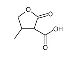 3-Furancarboxylicacid,tetrahydro-4-methyl-2-oxo-(9CI) Structure