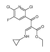 3-cyclopropylamino-2-(2,6-dichloro-5-fluoropyridine-3-carbonyl) acrylate结构式