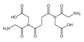 2-[(2-aminoacetyl)-[4-[(2-aminoacetyl)-(carboxymethyl)amino]-4-oxobutanoyl]amino]acetic acid结构式