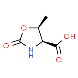 (4S,5S)-5-methyl-2-oxo-1,3-oxazinane-4-carboxylic acid structure