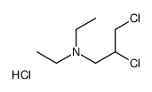 2,3-dichloro-N,N-diethylpropan-1-amine,hydrochloride Structure
