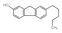 7-戊基-9h-芴-2-醇结构式