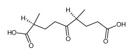 (2S,6S)-2,6-Dimethyl-5-oxo-nonanedioic acid Structure