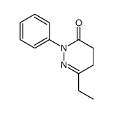 6-ethyl-2-phenyl-4,5-dihydro-2H-pyridazin-3-one结构式