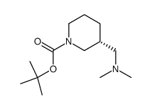 R-3-(Dimethylaminomethyl)-N-Boc-piperidine Structure
