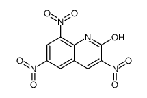 3,6,8-trinitro-quinolin-2-ol结构式