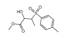 1-Hydroxy-2-p-tolylsulfonyl-buttersaeure-methylester结构式