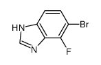 5-Bromo-4-fluoro-1H-benzimidazole 95 Structure