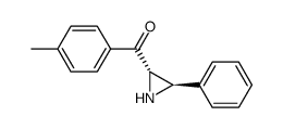 (+/-)-((2S,3R)-3-phenylaziridin-2-yl)(p-tolyl)methanone Structure
